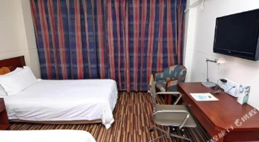 Bed in Jinjiang Inn Shanghai North Bund Yangpu Bridge Branch