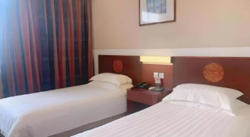 Bed in Jinjiang Inn Shanghai North Bund Yangpu Bridge Branch