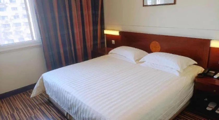 Bed in Jinjiang Inn Shanghai North Bund Yangpu Bridge Branch