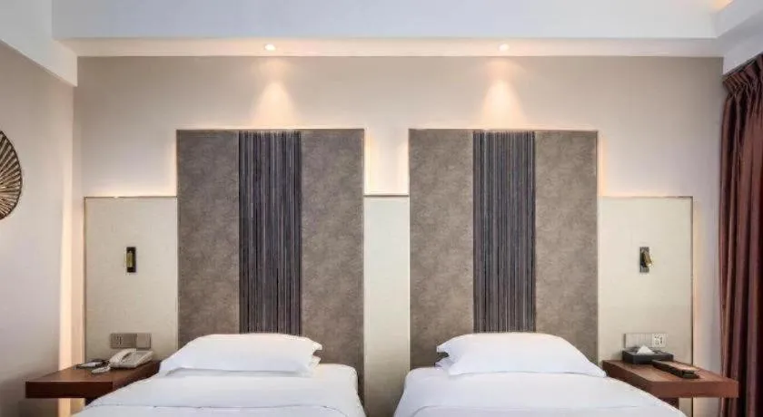 Bed in Metropolo Hotel Shijiazhuang Yuhua Wanda Plaza