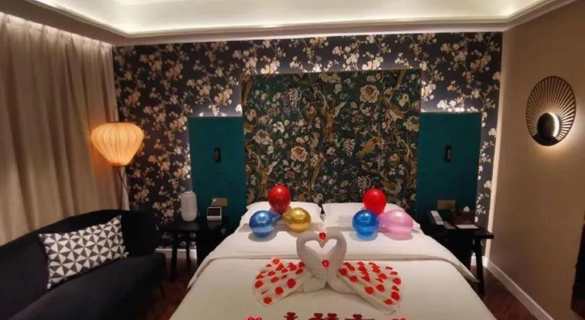 Bed in Metropolo Hotel Shijiazhuang Yuhua Wanda Plaza