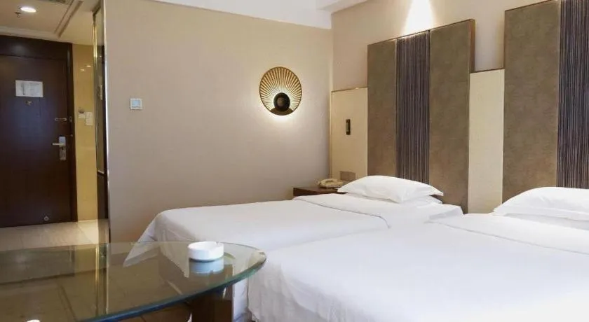 Bed in Metropolo Hotel Shijiazhuang Yuhua Wanda Plaza