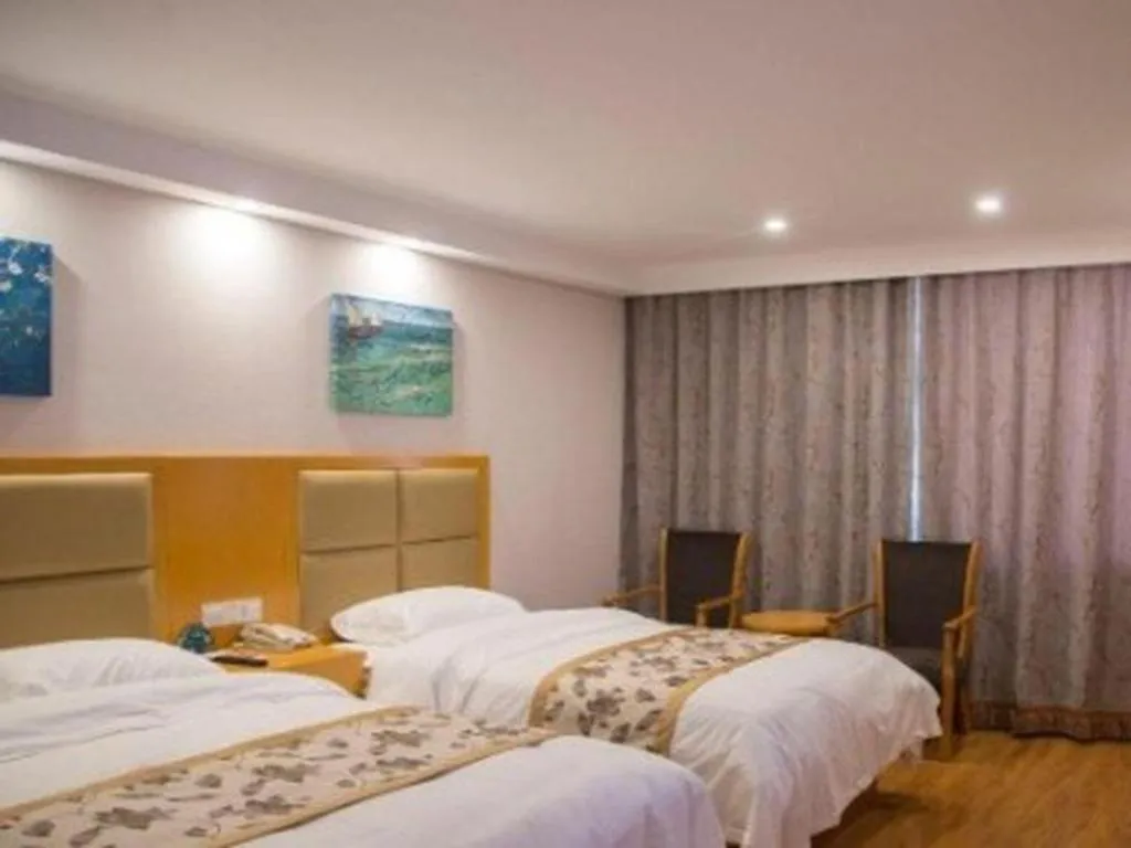 Bed in GreenTree Inn Jiangsu Xuzhou Western 3rd Ring Road Xiyuan Express Hotel
