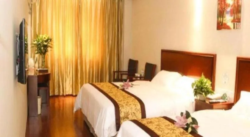 Bed in GreenTree Inn ShanDong Yantai Yantai University Business Hotel