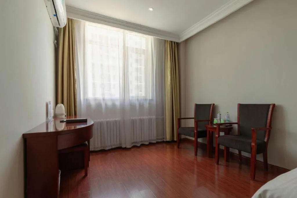 Bed in GreenTree Inn ShanDong Yantai Yantai University Business Hotel