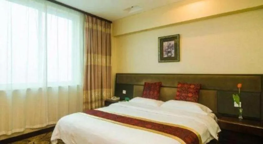Bed in GreenTree Alliance Zhejiang Zhoushan Putuoshan Zhujiajian Scenic Spot Hotel