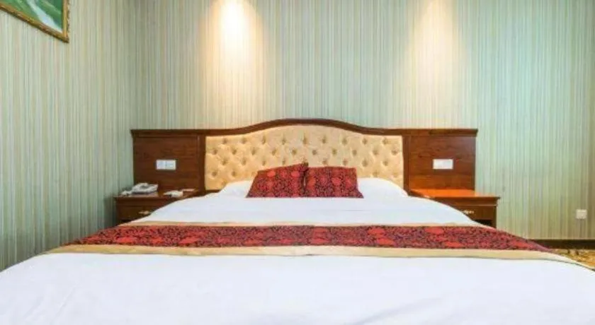 Bed in GreenTree Alliance Zhejiang Zhoushan Putuoshan Zhujiajian Scenic Spot Hotel