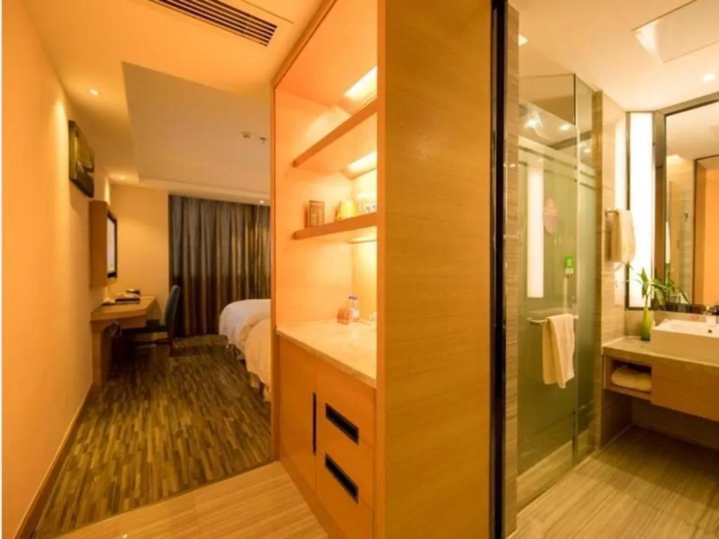 Bed in GreenTree Eastern Bijie Qixingguan Zhaoshanghuayuan Hotel