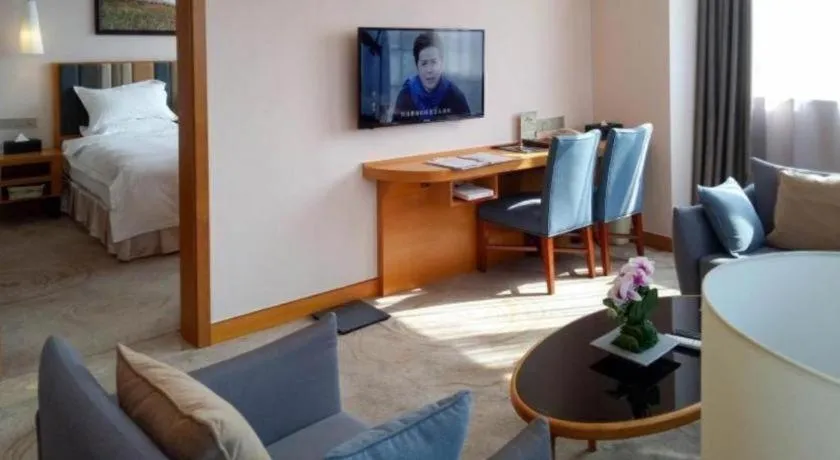 Bed in GreenTree Eastern Bijie Qixingguan Zhaoshanghuayuan Hotel