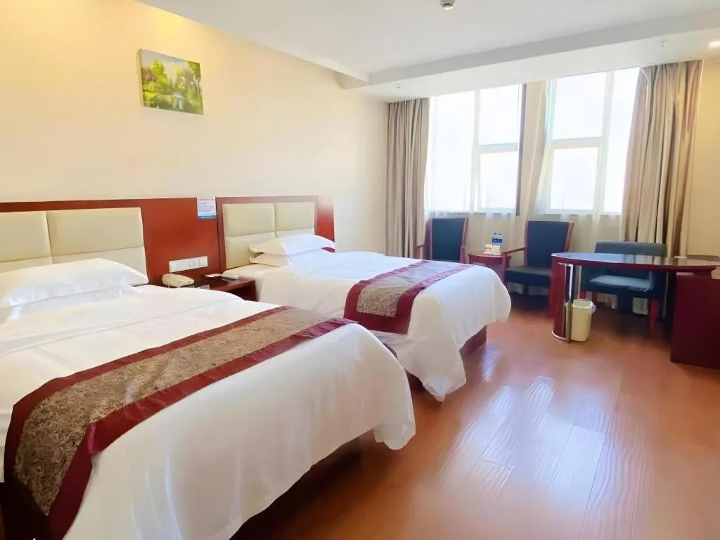 Bed in GreenTree Inn JiangSu Changzhou Lijia Town Wujin Road Business Hotel
