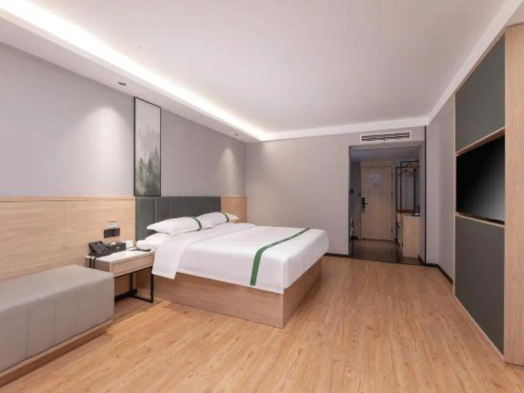 Bed in GreenTree Inn JiangSu Changzhou Lijia Town Wujin Road Business Hotel