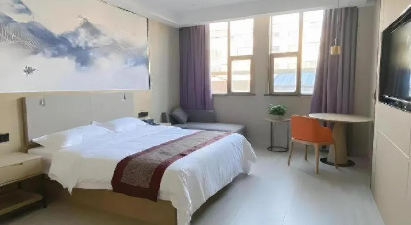 Bed in GreenTree Inn JiangSu Changzhou Lijia Town Wujin Road Business Hotel