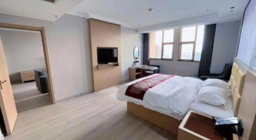 Bed in GreenTree Inn JiangSu Changzhou Lijia Town Wujin Road Business Hotel