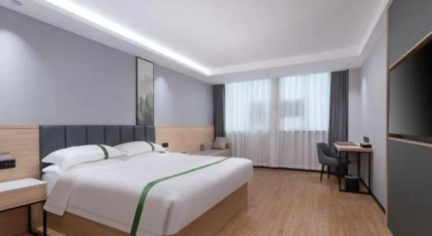 Bed in GreenTree Inn JiangSu Changzhou Lijia Town Wujin Road Business Hotel