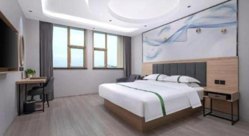 Bed in GreenTree Inn JiangSu Changzhou Lijia Town Wujin Road Business Hotel