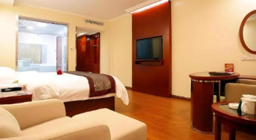 Bed in GreenTree Inn JiangSu Changzhou Lijia Town Wujin Road Business Hotel