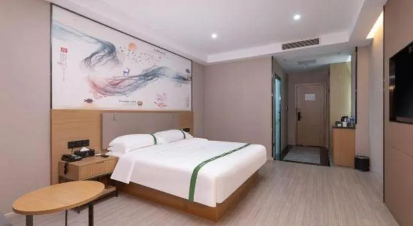 Bed in GreenTree Inn JiangSu Changzhou Lijia Town Wujin Road Business Hotel