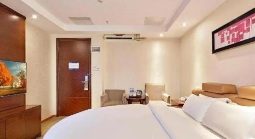 Bed in Insail Hotels Guangzhou Huangpu Dashadi Metro Station