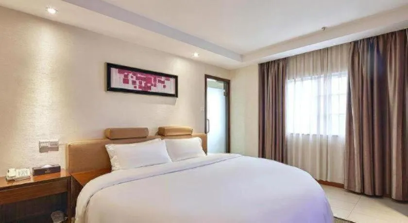 Bed in Insail Hotels Guangzhou Huangpu Dashadi Metro Station