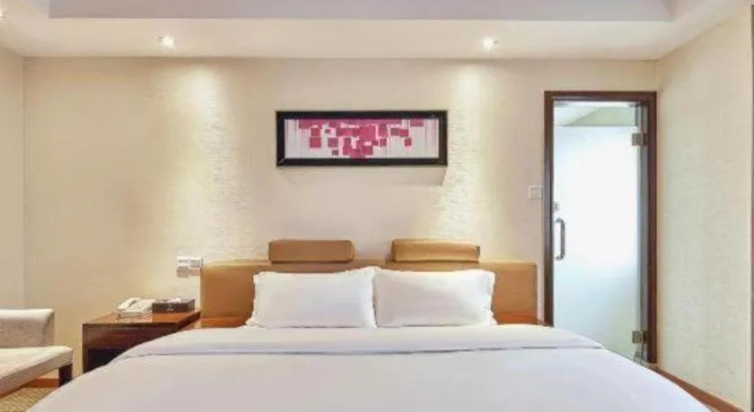 Bed in Insail Hotels Guangzhou Huangpu Dashadi Metro Station
