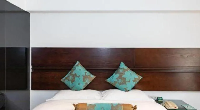 Bed in Tianjin Juchuan Lily Hotel