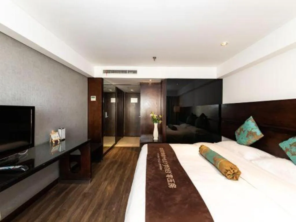 Bed in Tianjin Juchuan Lily Hotel