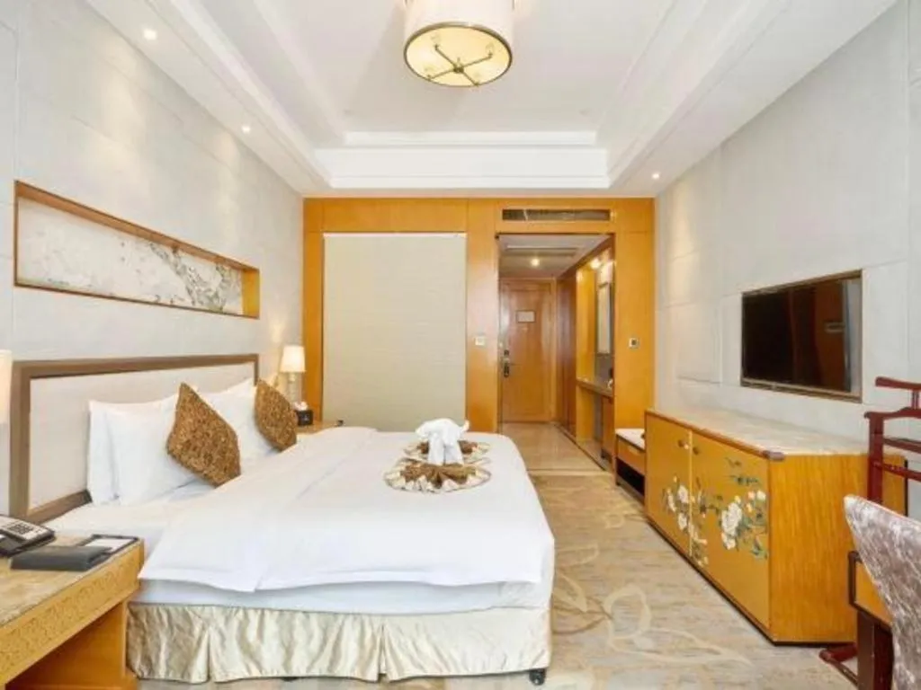 Bed in Mingdu Ziwei Garden Hotel