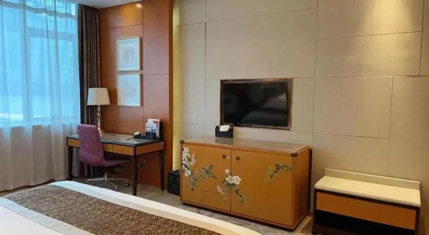 Bed in Mingdu Ziwei Garden Hotel