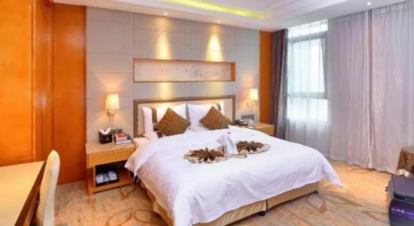 Bed in Mingdu Ziwei Garden Hotel