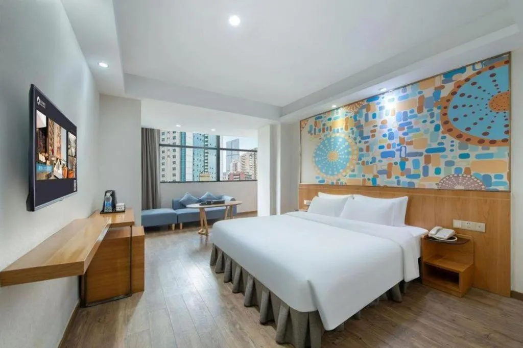 Bed in Insail Hotels Dongshankou Subway Station Guangzhou