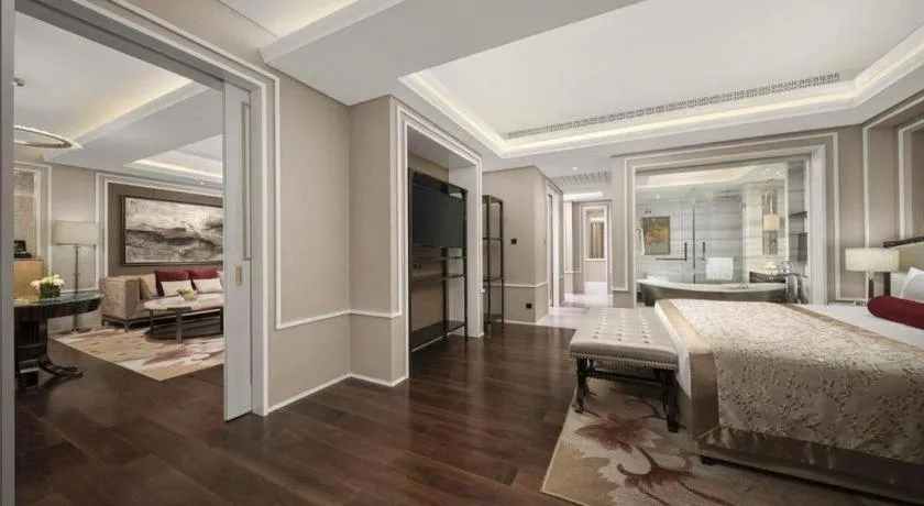 Bed in Grand Bay Hotel Beijing