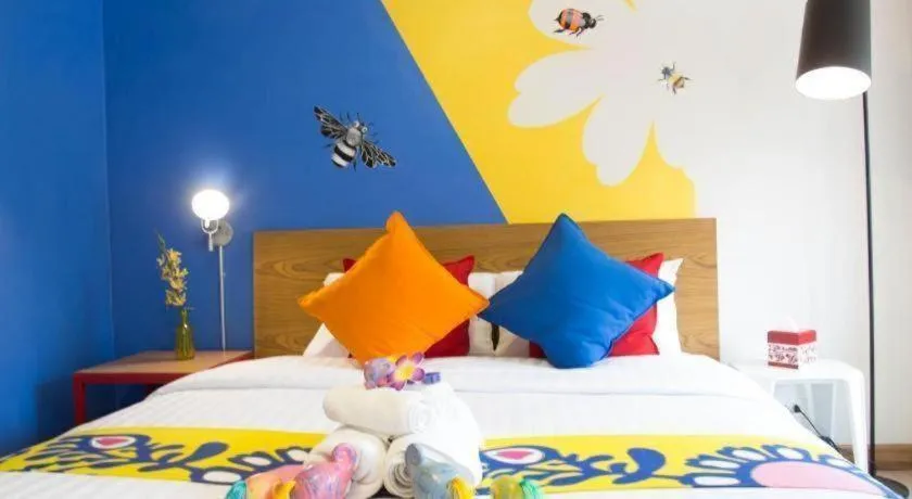 Bed in Non Nid Non Noi Design Residence