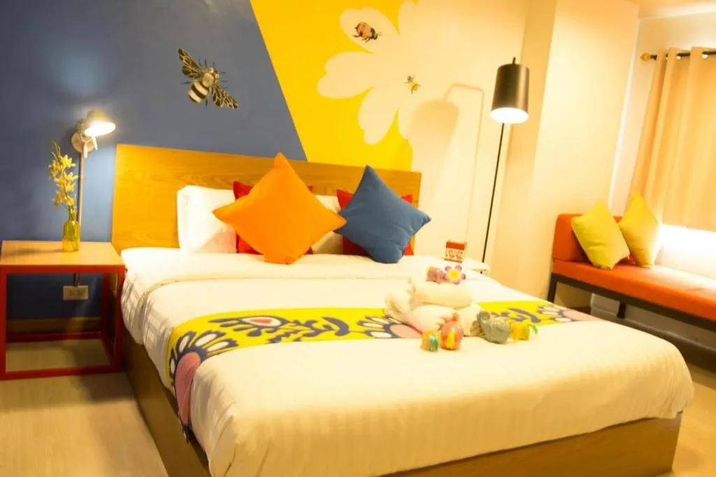 Bed in Non Nid Non Noi Design Residence