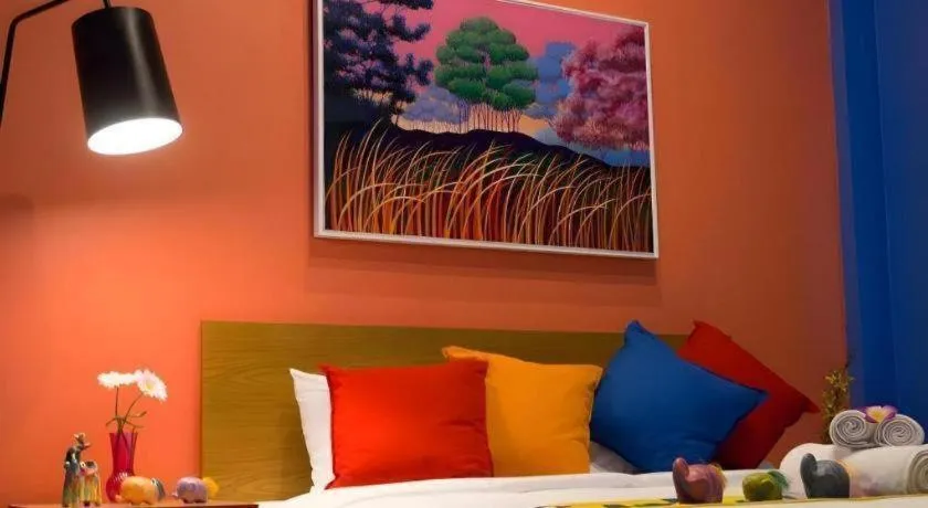 Bed in Non Nid Non Noi Design Residence