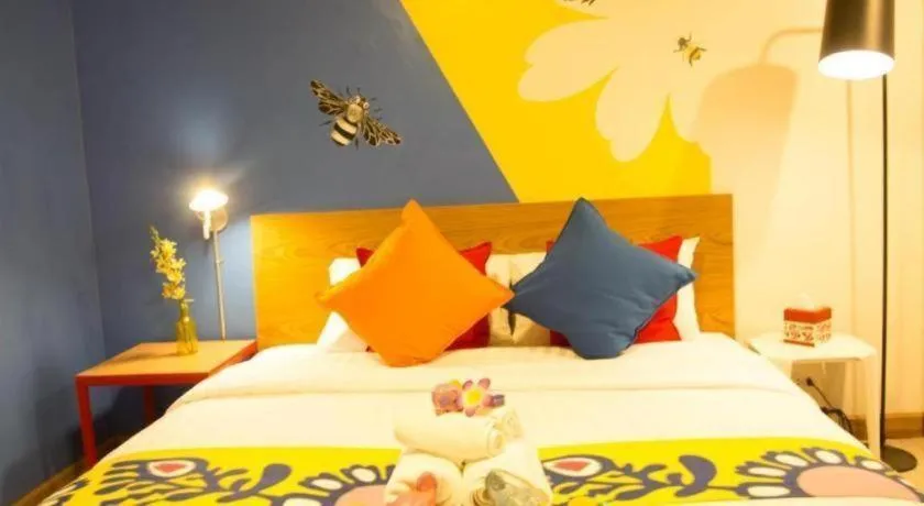 Bed in Non Nid Non Noi Design Residence