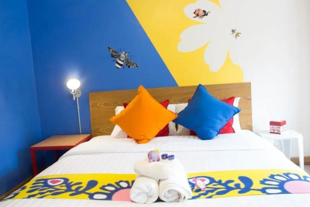 Bed in Non Nid Non Noi Design Residence