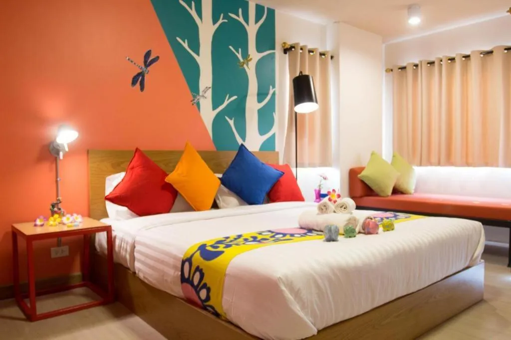 Bed in Non Nid Non Noi Design Residence