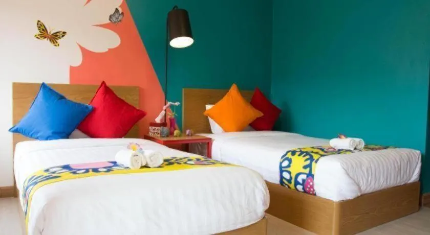 Bed in Non Nid Non Noi Design Residence