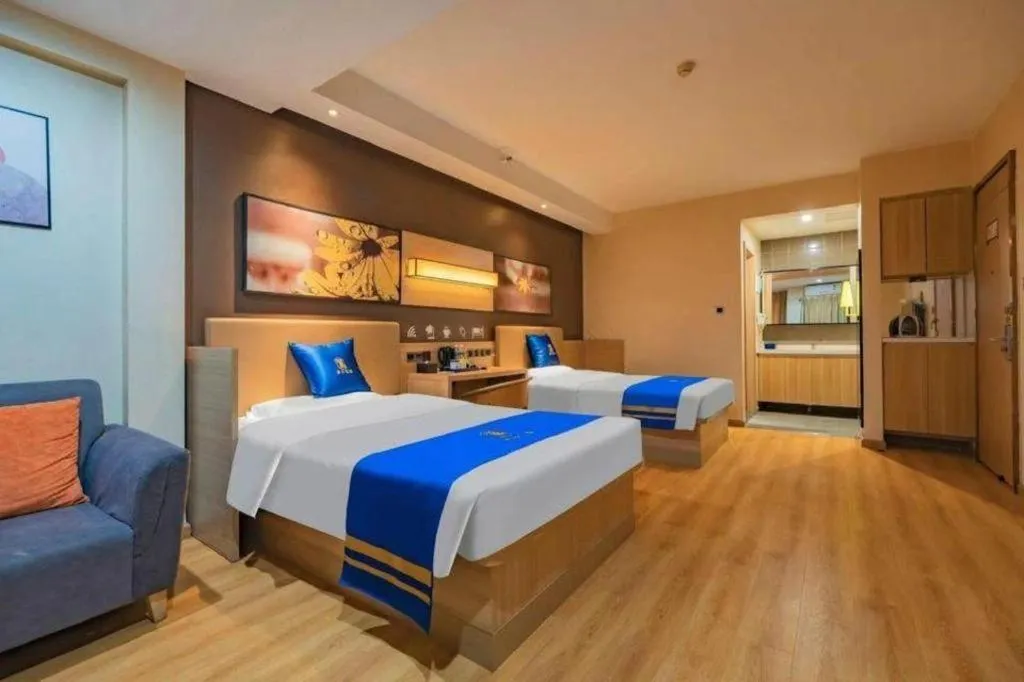 Bed in IU Hotel Chengdu High-Tech Zone Longhu Times Street