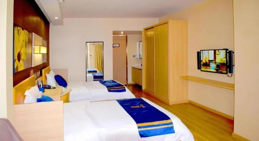 Bed in IU Hotel Chengdu High-Tech Zone Longhu Times Street