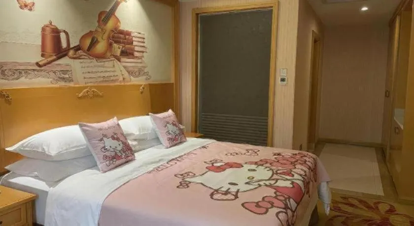 Bed in Vienna Hotel Guangxi Liuzhou Xijiang Vientiane City