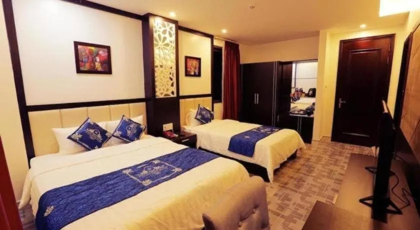 Bed in Tuong Minh Hotel