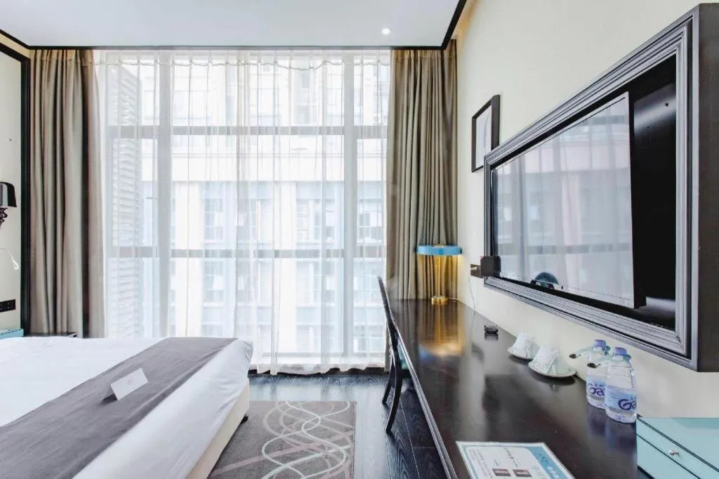 Bed in Xana Hotelle Chengdu East Railway Station Kaide Plaza