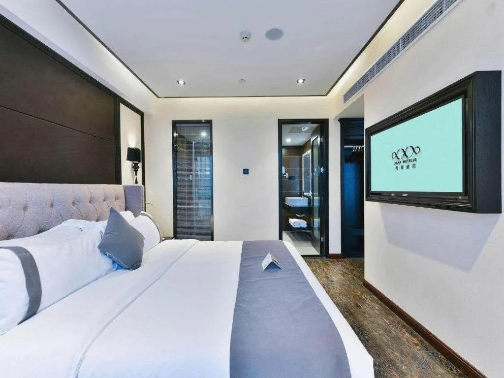 Bed in Xana Hotelle Chengdu East Railway Station Kaide Plaza