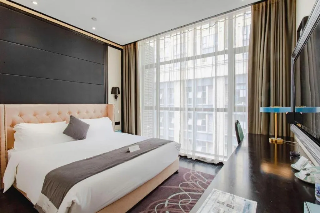 Bed in Xana Hotelle Chengdu East Railway Station Kaide Plaza