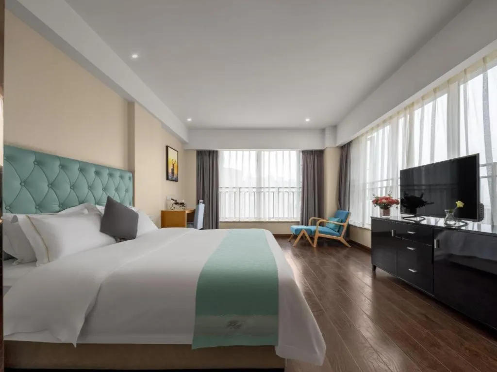 Bed in Xana Hotelle Chengdu East Railway Station Kaide Plaza