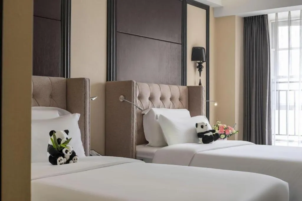 Bed in Xana Hotelle Chengdu East Railway Station Kaide Plaza