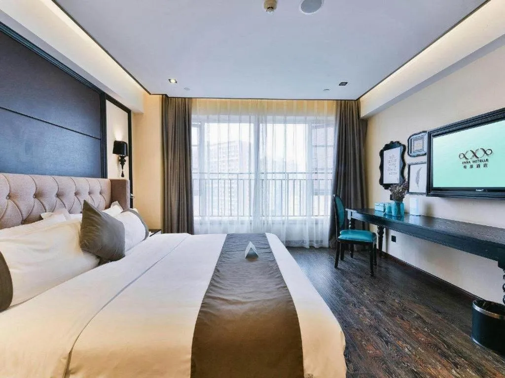 Bed in Xana Hotelle Chengdu East Railway Station Kaide Plaza