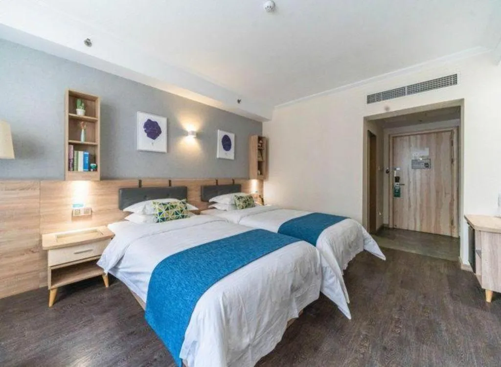 Bed in Shanshui Trends Hotel Temple of Heaven Branch