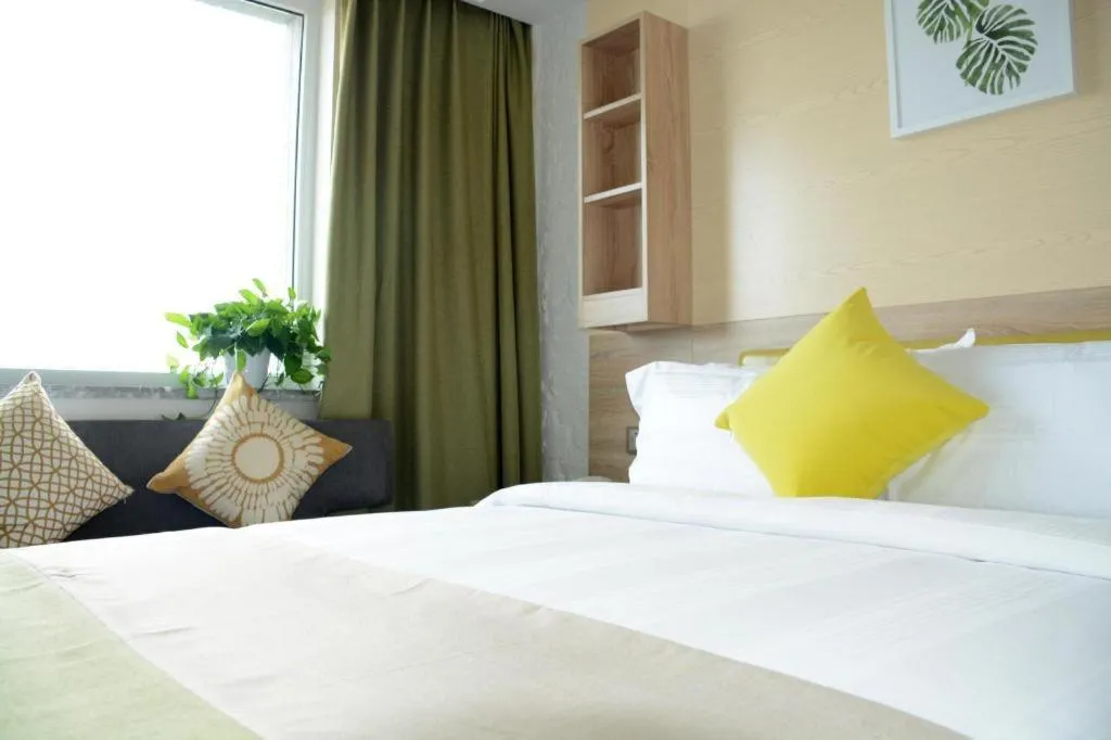 Bed in Shanshui Trends Hotel Temple of Heaven Branch